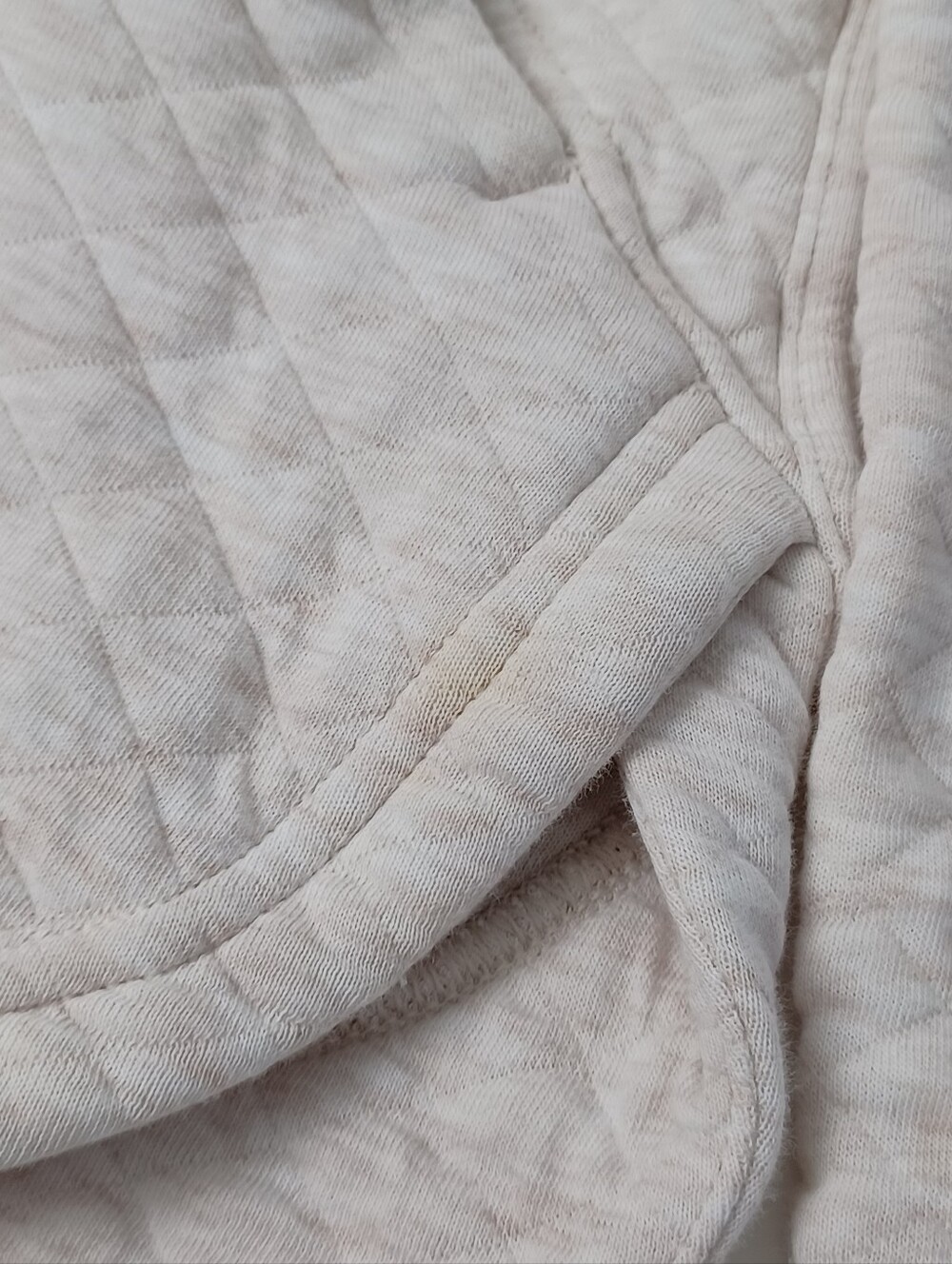 Patagonia Organic Cotton Blend Quilt Hoody Size M Women Outdoor Full Zip Pockets - Picture 4 of 16